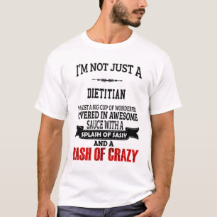 Cadeau de T-shirt diététique/actuel, citation am