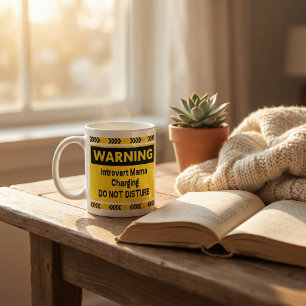 Cadeau de Tasse à Café Drôle pour Maman Introverti