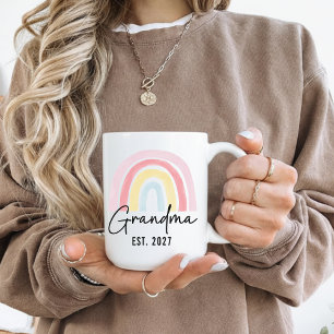 Cadeau de tasse arc-en-ciel personnalisé pour nouv