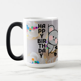 Cadeau de tasse de café à morphing de couleur de s