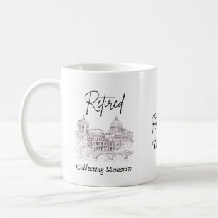 Cadeau de tasse de retraite pour voyageurs