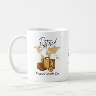 Cadeau de tasse de voyage pour la retraite pour le