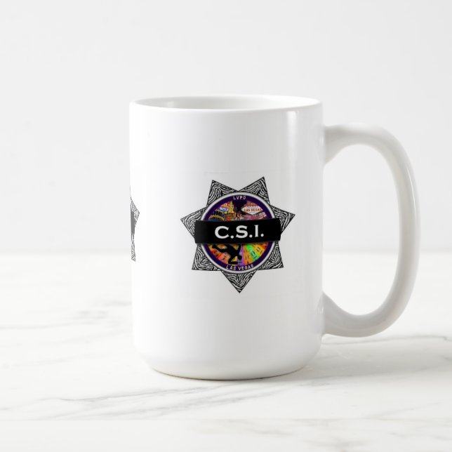 Cadeau de tasse d'émission de TV de CSI Las Vegas (Droite)