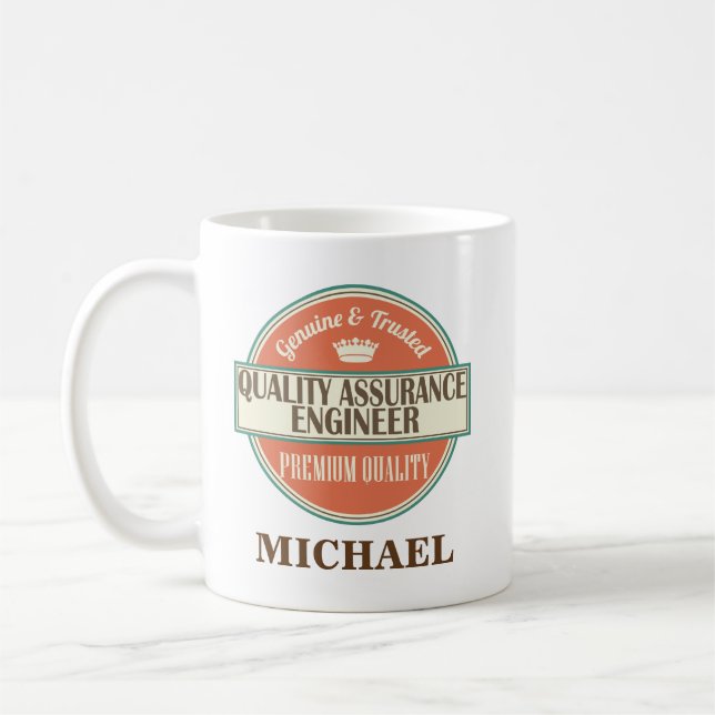 Cadeau de tasse personnalisé par ingénieur de (Gauche)