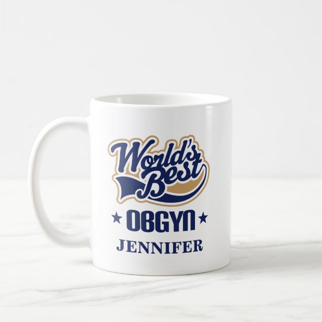Cadeau de tasse personnalisé par OBGYN (Gauche)