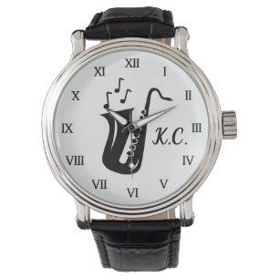 Cadeau décoré d'un monogramme de montre pour le