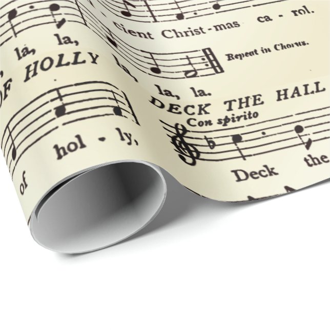 Cadeau Découvrir les Halls Feuille Musique Papier à envel (Coin rond)