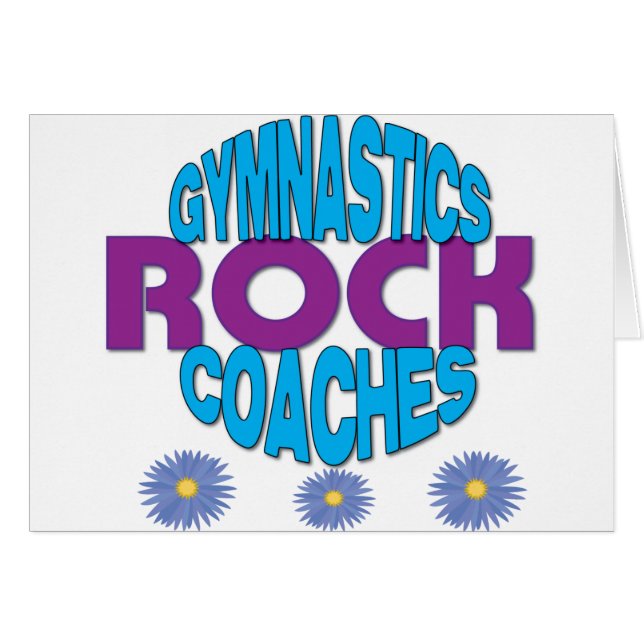 Cadeau d'entraîneur de gymnastique (Devant horizontal)