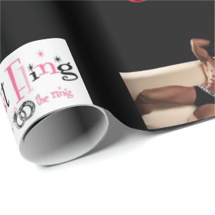 Cadeau Dernier Fling avant le papier d'enveloppe de