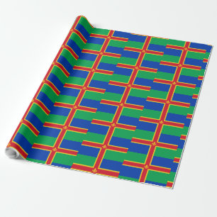 Cadeau Drapeau du papier d'emballage Lincolnshire