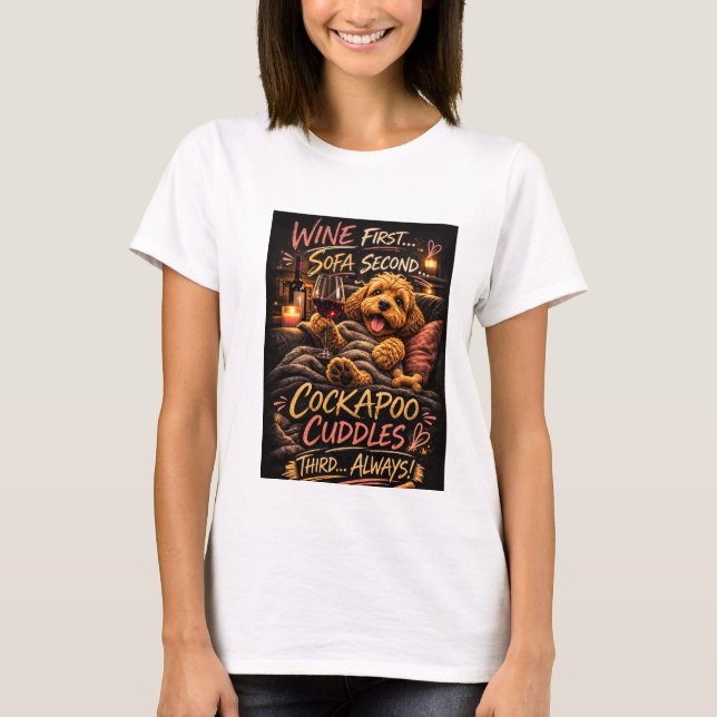 Cadeau drôle de Cockapoo T-shirt Chien Cockapoo Ca (Devant)