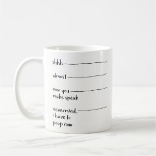 Cadeau drôle de tasse de café - vous pouvez parl