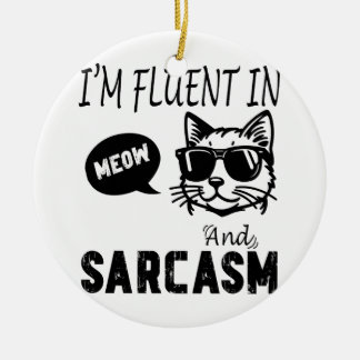 cadeau drôle pour amateur de chats ornement commém