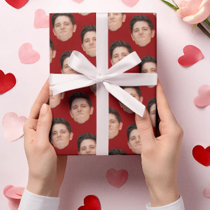 Cadeau Drôle Visage Photo Cardinal Rouge Papier Envelopp