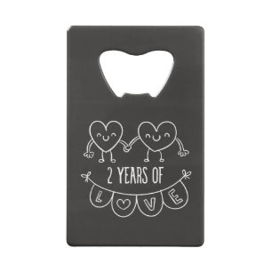 Cadeau du 2e anniversaire pour ses coeurs de calèc