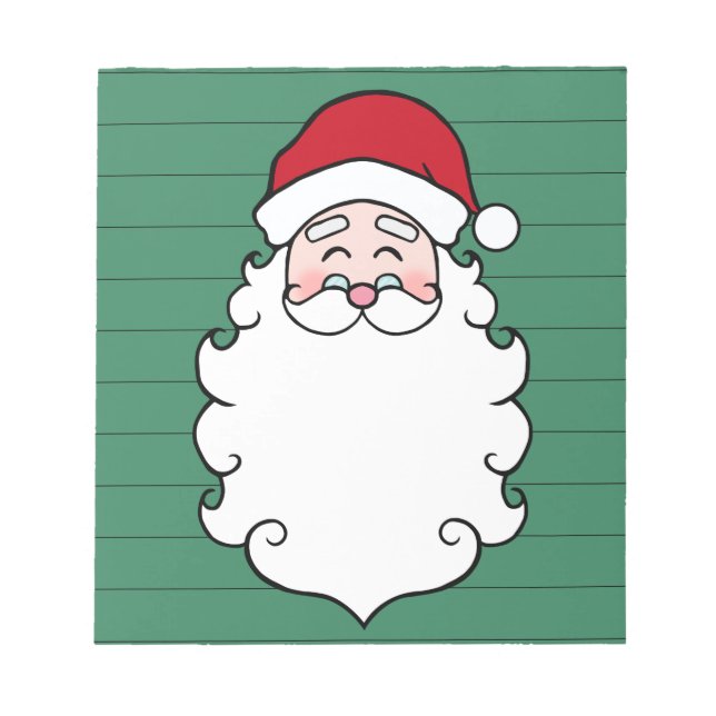 Cadeau du Bloc-notes de Noël du Père Noël (Devant)