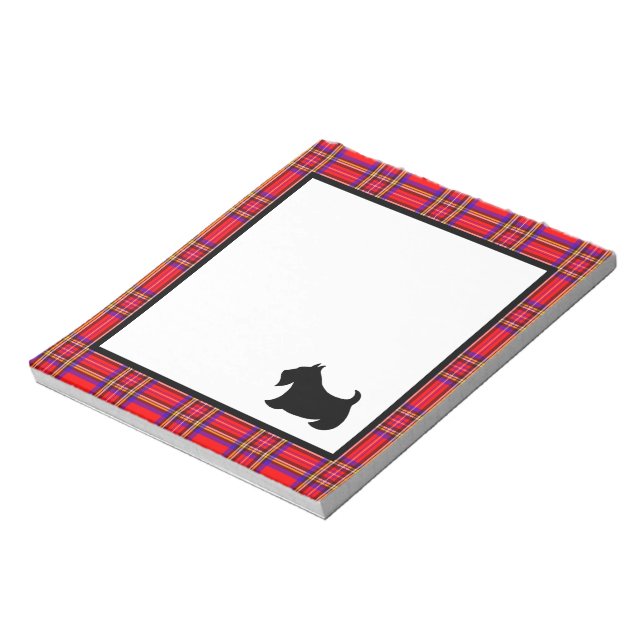Cadeau du Bloc-notes écossais Terrier (Tourné)