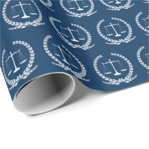 Cadeau Échelles de justice   Papier à enveloppement de la