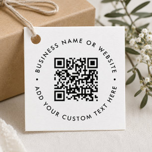 Cadeau Étiquettes Cadeaux Code QR Étiquettes d'emballag