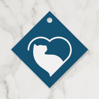 Cadeau étiquettes cadeaux de blue lovecats