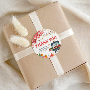 Cadeau Étiquettes Cadeaux Picnic Gingham Baby-Q