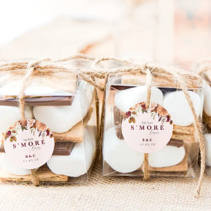 Cadeau Étiquettes de cadeaux d'amour S'more à emporter
