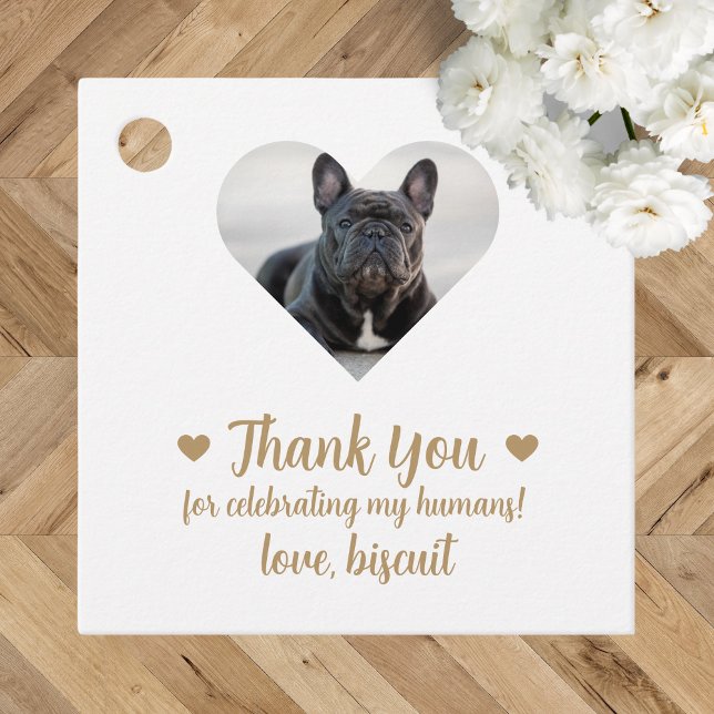 Cadeau Étiquettes de cadeaux de mariage personnalisées po (Créateur téléchargé)