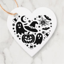 Étiquettes de cadeaux Halloween, étiquettes de cad