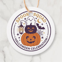 Étiquettes de cadeaux Halloween, étiquettes de cad