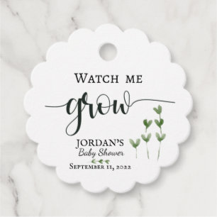 Cadeau Étiquettes de cadeaux pour Baby Shower "Regarde-mo