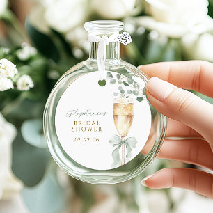Cadeau Étiquettes de faveur de douche de mariée florale b