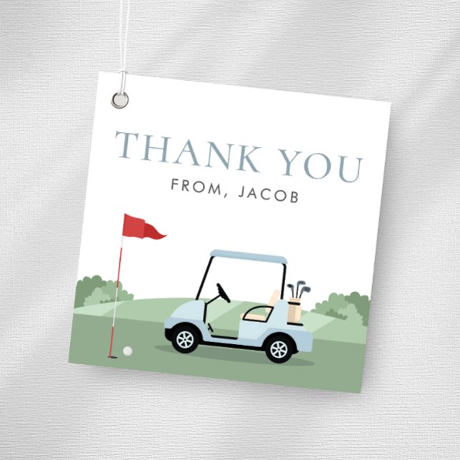 Cadeau Étiquettes de faveur de Golf Par-tee (Créateur téléchargé)