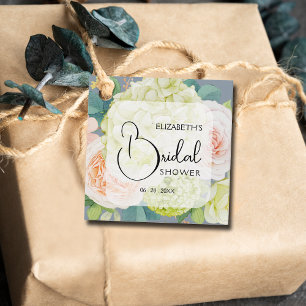 Cadeau Étiquettes de Faveurs de Mariage Fleurs de Jardin 