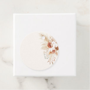 Cadeau Étiquettes de jus de bar Mimosa florales Boho pour