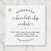 Étiquettes de nourriture maison personnalisée
