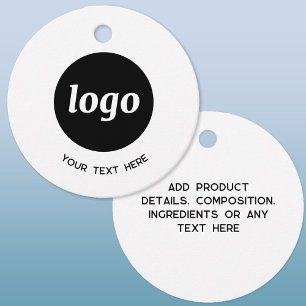 Cadeau Étiquettes de produit d'entreprise avec texte pers