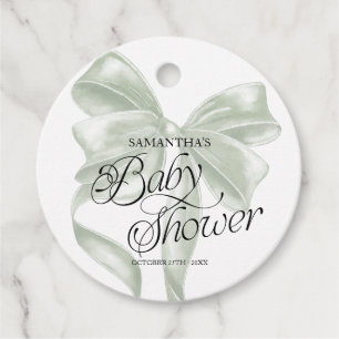 Cadeau Étiquettes de Remerciement pour Baby Shower avec R
