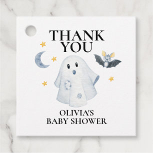 Cadeau Étiquettes de remerciement pour Baby Shower Fantôm