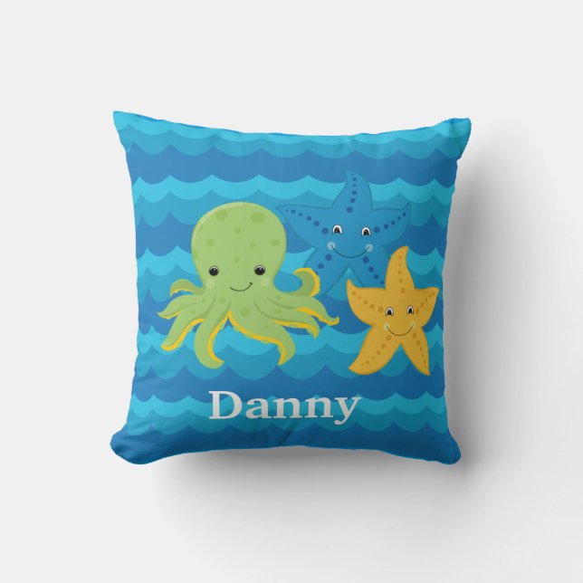 Cadeau fait sur commande de coussin d'ENFANTS (Recto)