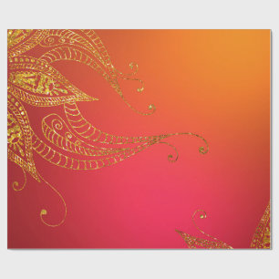 Cadeau Faux papier d'aluminium arabe Bollywood
