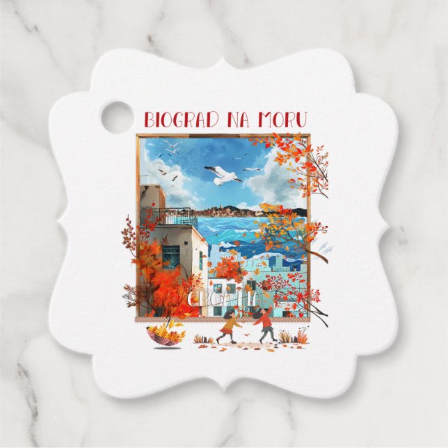 Cadeau Favoriser les étiquettes - Biograd na Moru 2 (Devant)