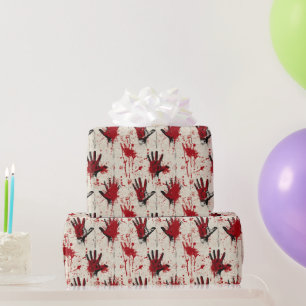 Cadeau Feuilles papier de Motif d'horreur de crime réel