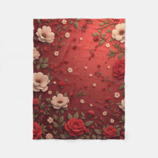 cadeau fleur motif couverture de genou