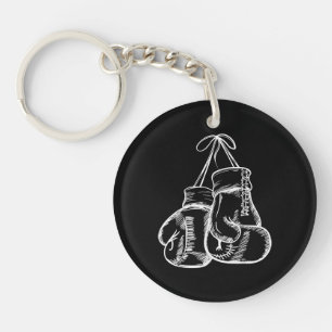 Cadeau Gants de Boxe Blanc Amour Rétro Boxeur