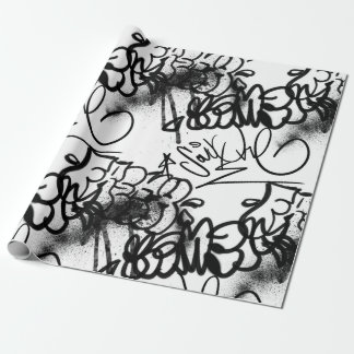 Cadeau Graffiti d'art urbain papier Motif d'enveloppement