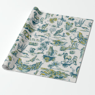 Cadeau Grand Canyon Animaux Enveloppement Papier Annivers