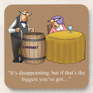 Cadeau Hilarious Vin Humour Dessous de verre