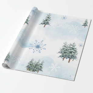 Cadeau Hiver Wonderland Baby shower papier d'emballage