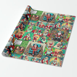Cadeau HO HO HELP wrapper papier