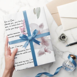 Cadeau "Ho'oponopono Papier d'enveloppement de prière